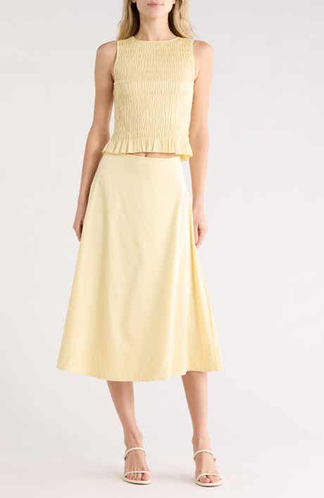 EDIT by JASON WU Smocked Tank & Maxi Skirt Set