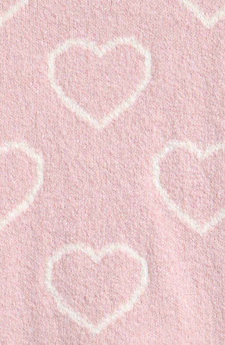 Freshman Kids
 Heart Pullover Sweater, Alternate, color, Pink Combo
