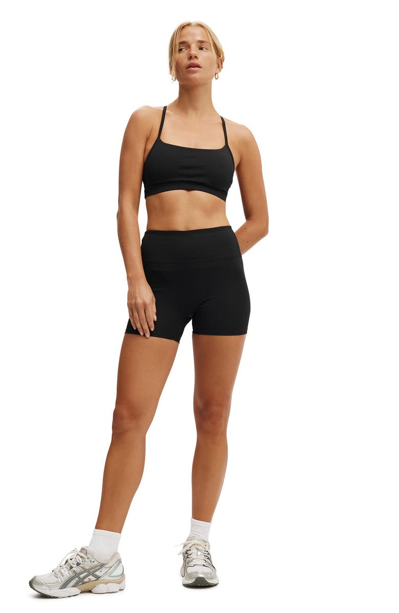 COTTON ON BODY 365 Keyhole Crop, Alternate, color, Black