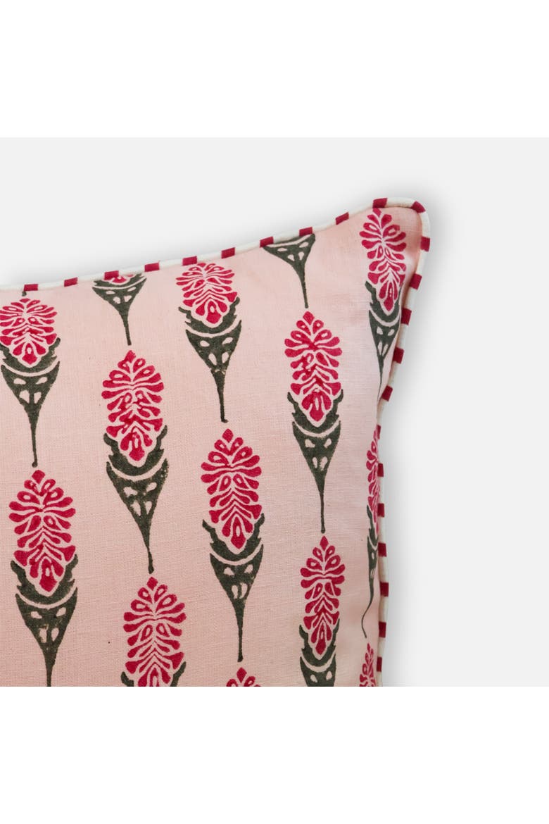 Bahaar Lumbar Throw Pillow Cover, Alternate, color, Pink