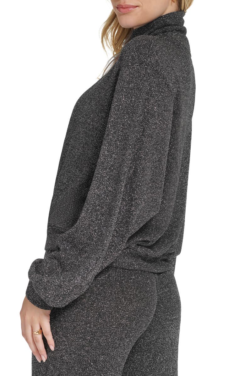 Andrew Marc Sport Glitzy Knit Turtleneck Sweater, Alternate, color, 