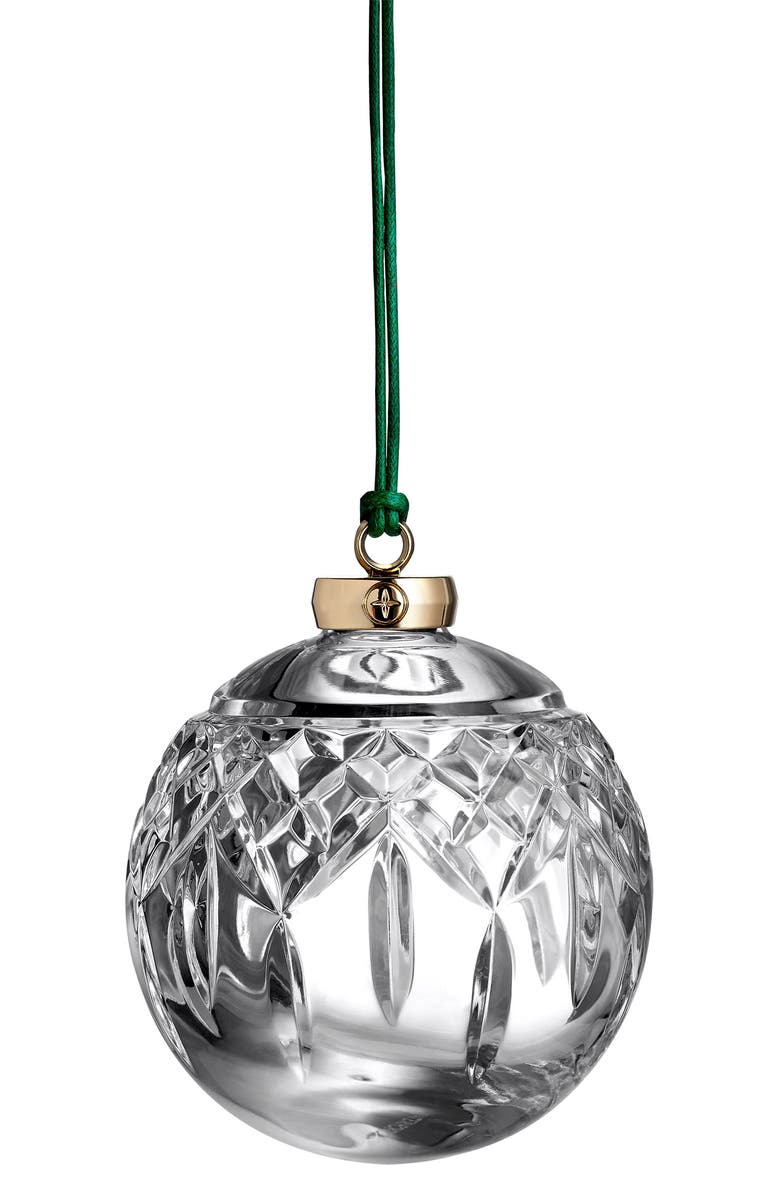 Waterford Lismore Bauble Crystal Ornament, Alternate, color,