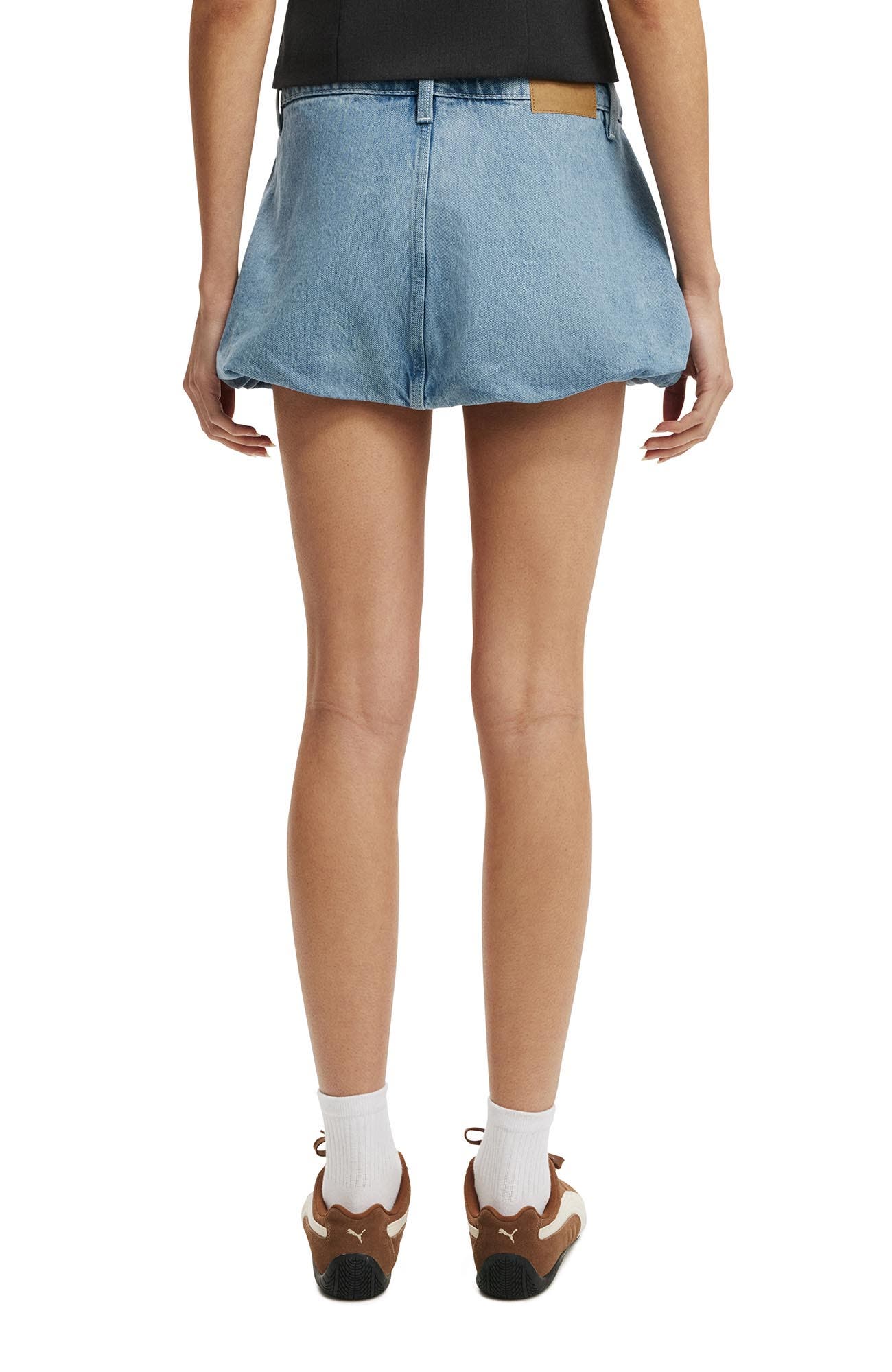 Women's Bubble Denim Skirt - image 2