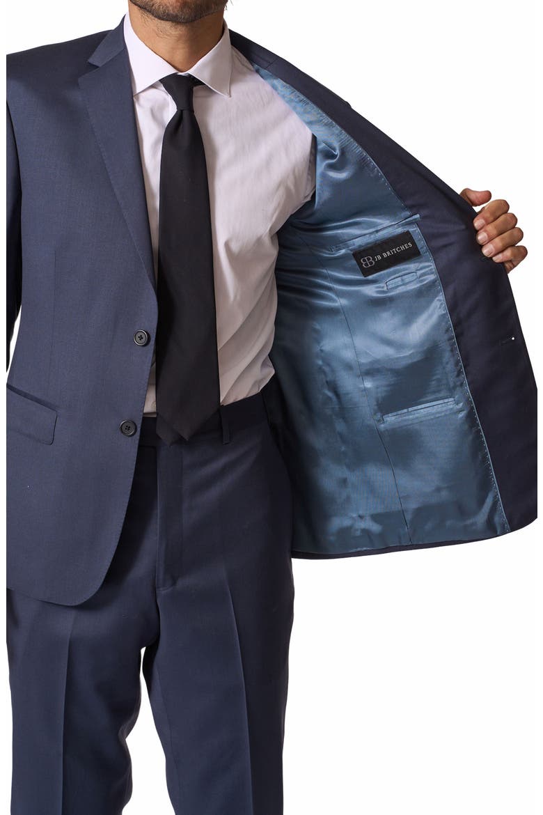 Sartorial Classic Fit Stretch Wool Suit, Alternate, color, NAVY