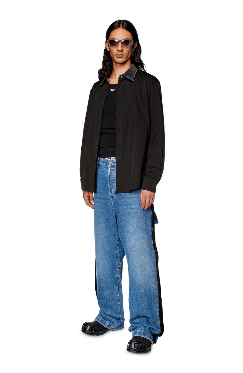 DIESEL<sup>®</sup> Cotton Poplin Button-Up Shirt, Alternate, color, 