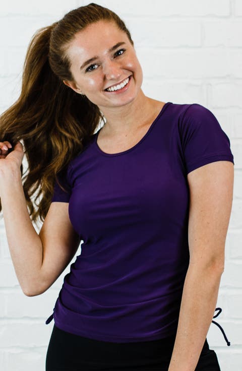 Short Sleeve Adele Swim Top