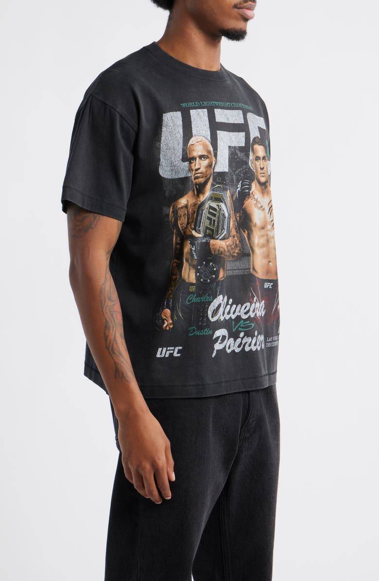 ID Supply Co UFC 269 Oliveria Vs Poirier Graphic T-Shirt, Alternate, color, Washed Black