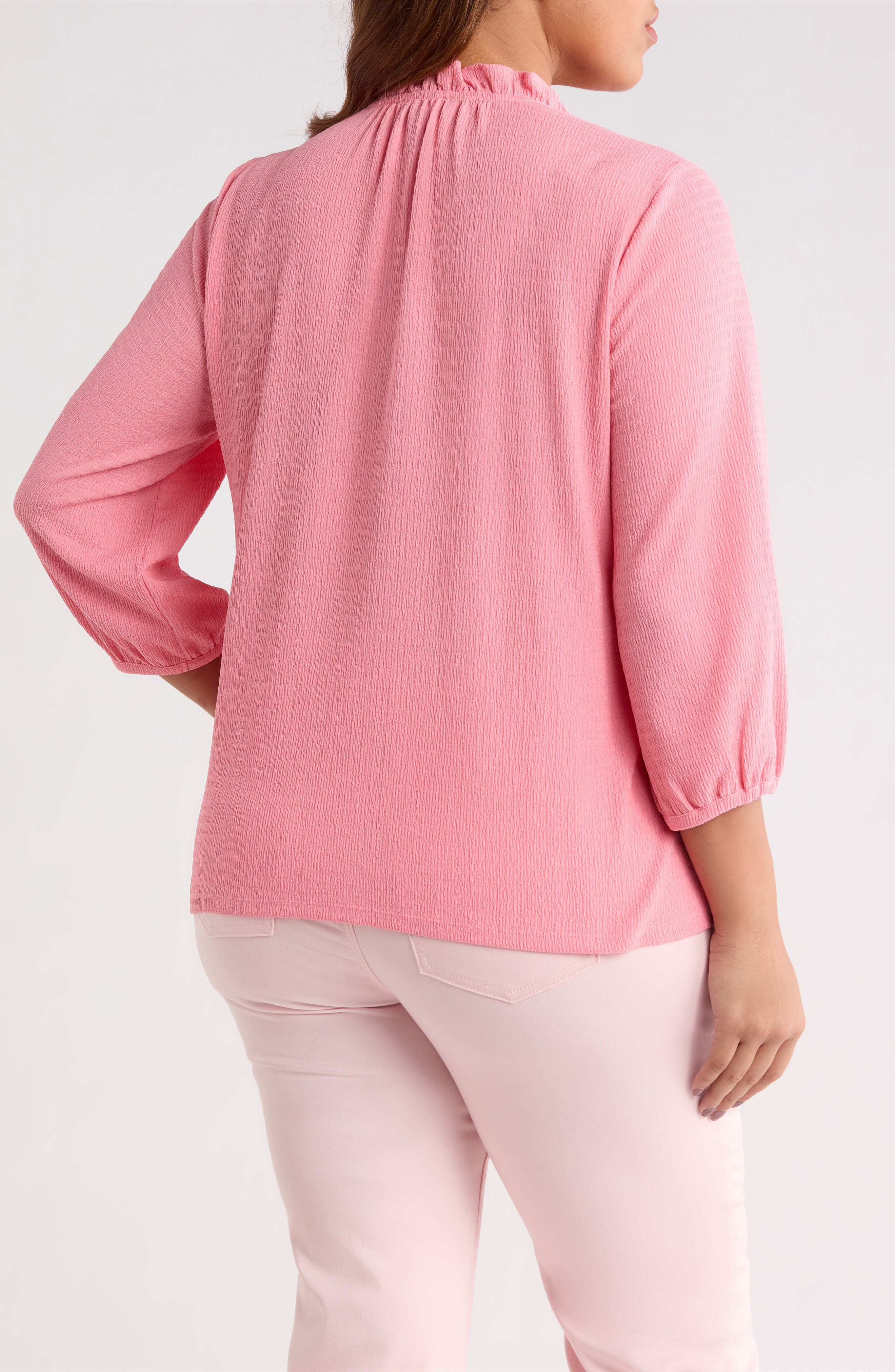 Smocked Shoulder Popover Top - image 2