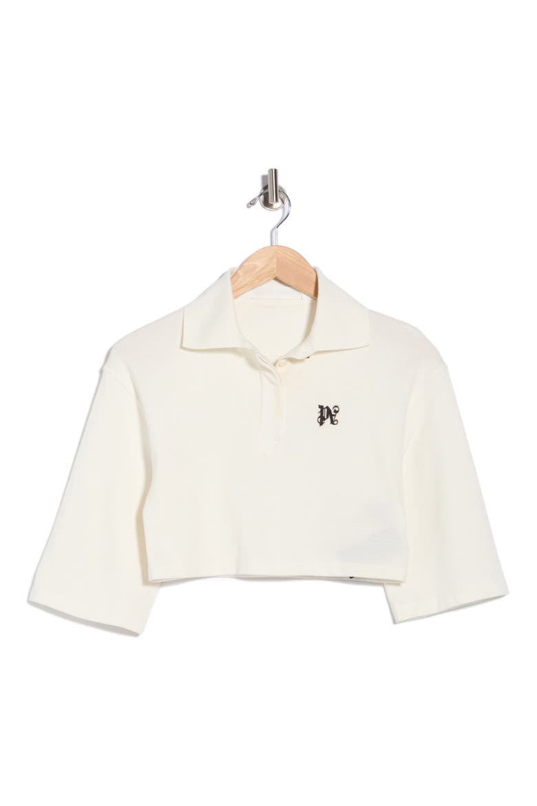 Cotton Polo, Alternate, color, WHITE/BLACK