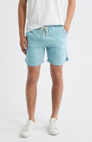 ALEX CRANE Bo Linen Drawstring Shorts