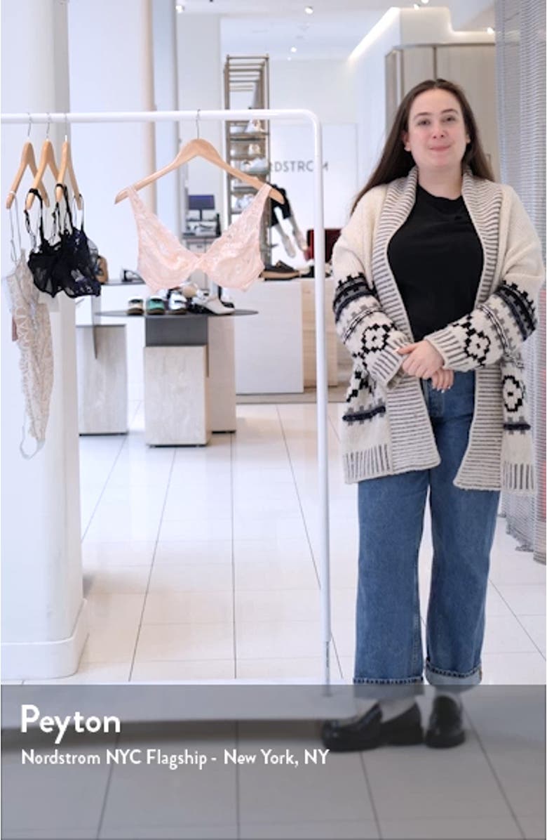 Festive Triangle Underwire Plunge Bra, sales video thumbnail