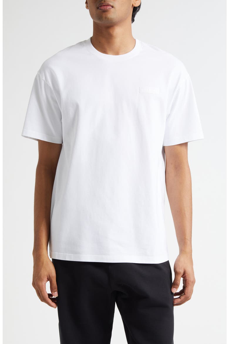 Regular Fit Logo T-Shirt, Main, color, WHITE