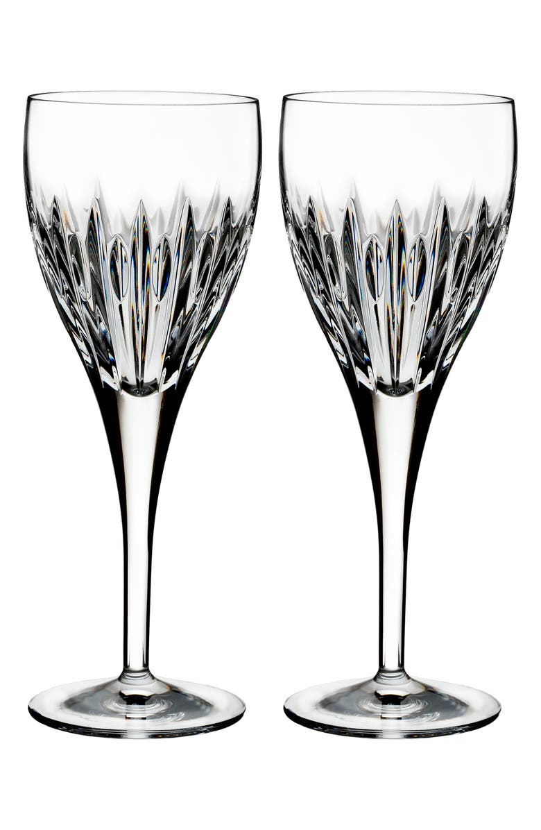 Waterford Mara Set of 2 Lead Crystal Wine Glasses, Main, color, 