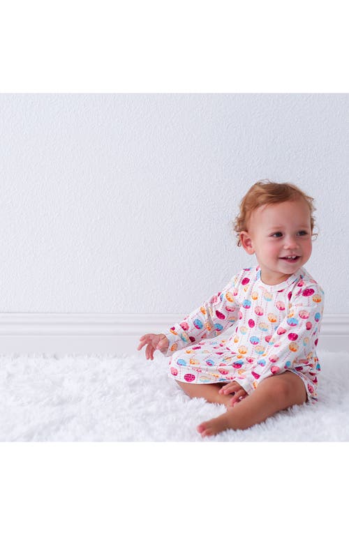 BESTAROO BESTAROO SWEET TREATS PRINT SKIRTED BODYSUIT 