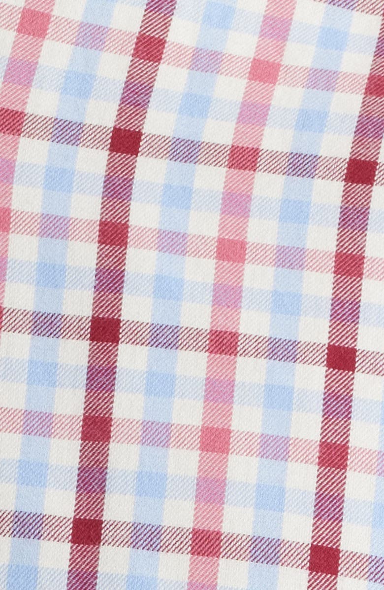 johnnie-O Clifton Check Top Shelf Cotton Twill Button-Up Shirt, Alternate, color, White