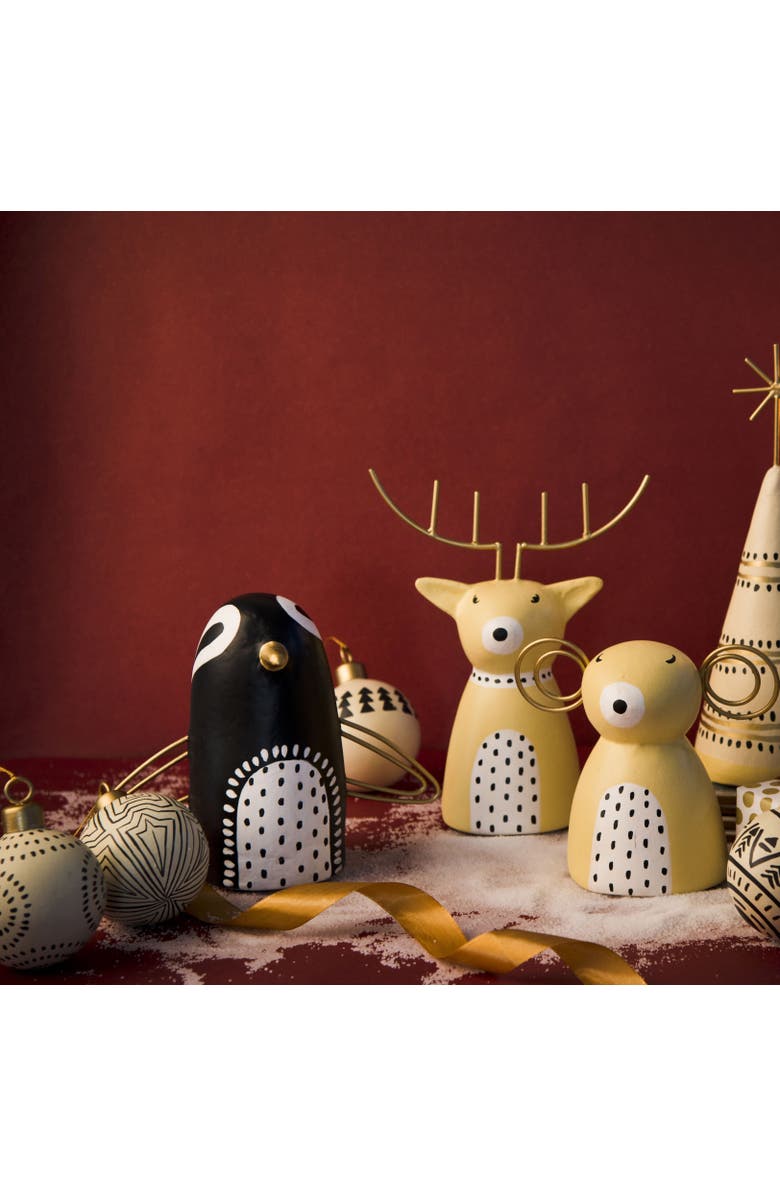 Mela Artisans Midnight Penguin Figurine, Alternate, color, Black And White