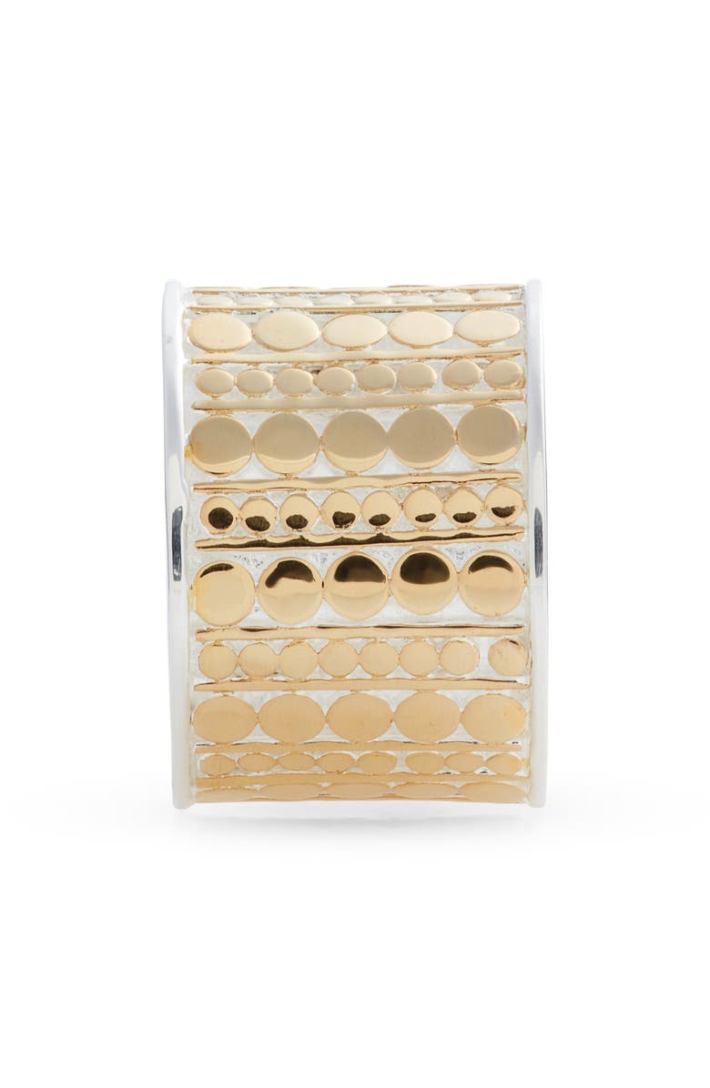 Anna Beck Classic Divided Band Ring, Alternate, color, Two Tone