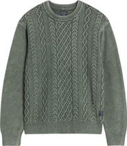 DARK SEAS Big Sur Mixed Stitch Sweater