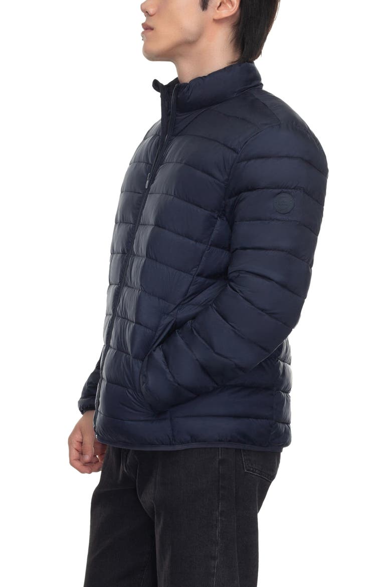 Lightweight Packable Puffer Jacket, Alternate, color, Navy