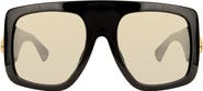 Kurt Geiger London 62mm Oversize Rectangular Sunglasses