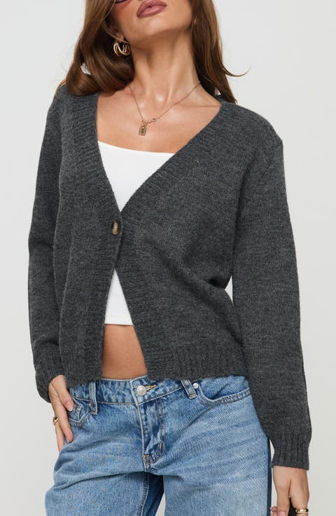 Larkins One-Button Cardigan