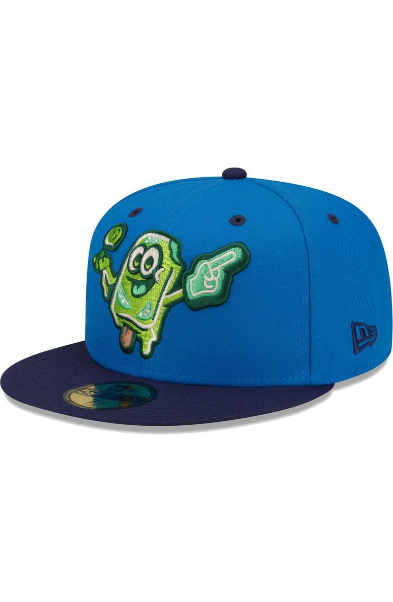 New Era Men's New Era Blue Beloit Sky Carp Copa De La Diversion 59FIFTY Fitted Hat, Main, color, Blue