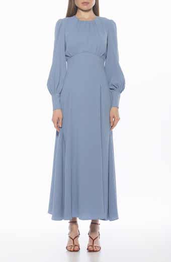 Alexia Admor Yesenia Long Sleeve Empire Waist Maxi Dress