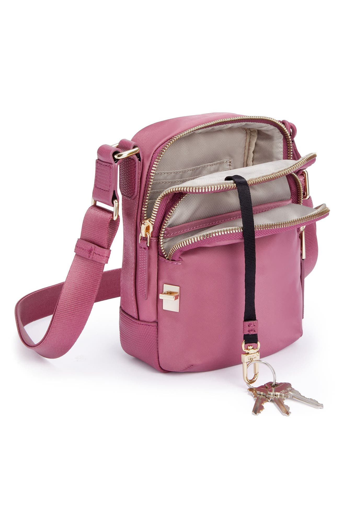 TUMI Ruma Nylon Crossbody Bag, Alternate, color, 