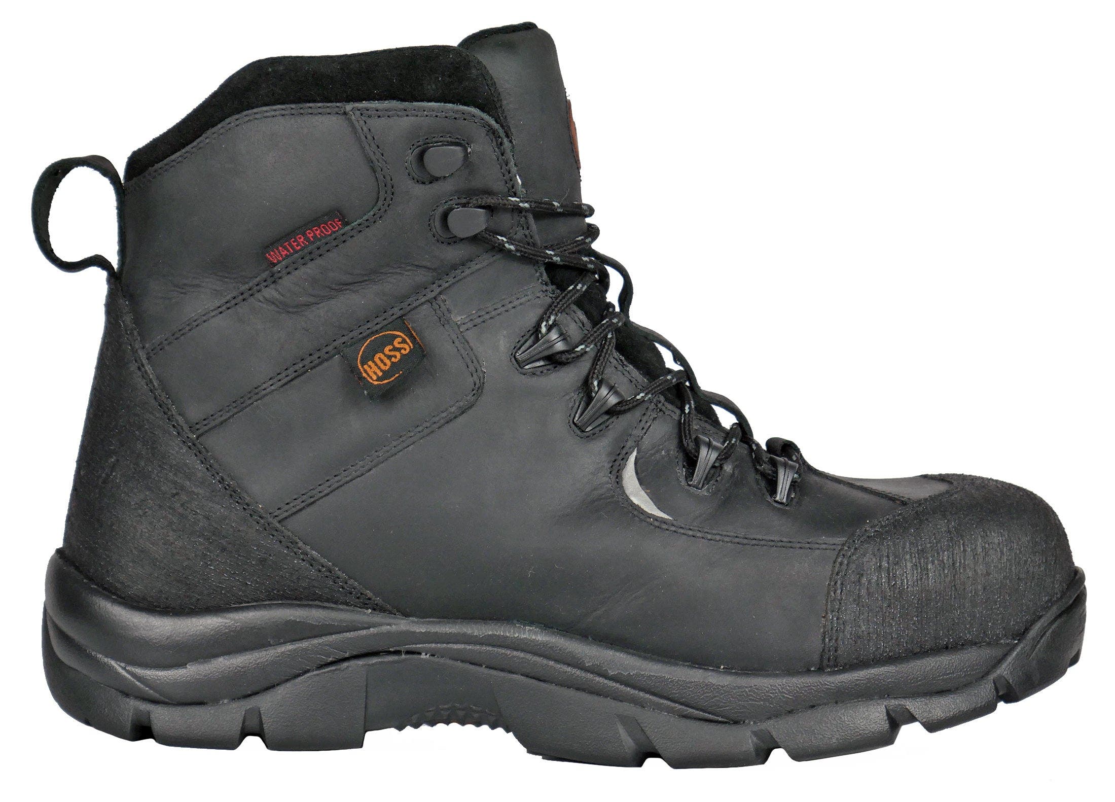 Hoss Boot Company HOSS Ridge Composite Toe Waterproof Work Boot, Alternate, color, Black