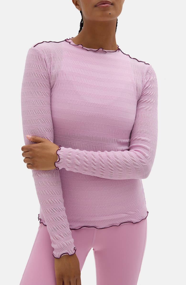 Halfdays Ynes Texture Top, Main, color, Amethyst