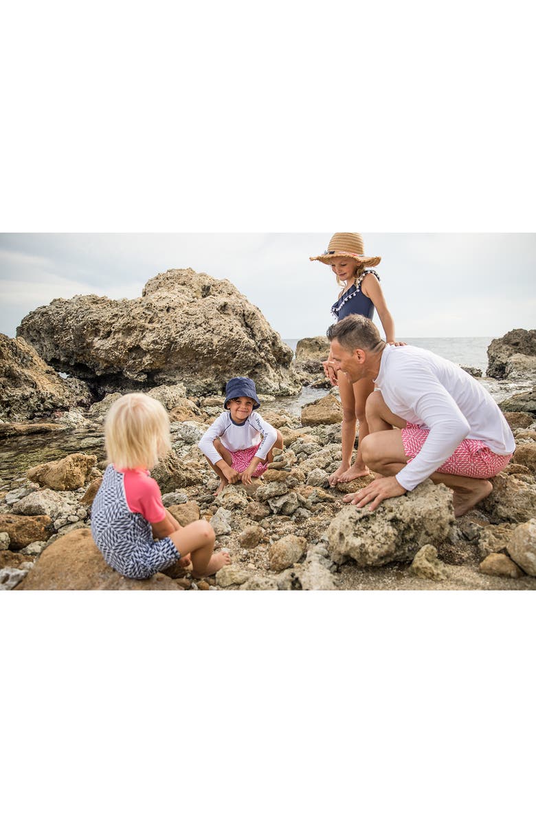 Snapper Rock Kids' Nautical Knots Volley Board Shorts, Alternate, color, 