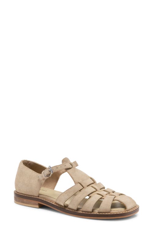 Free People Willow Fisherman Sandals Silt Suede