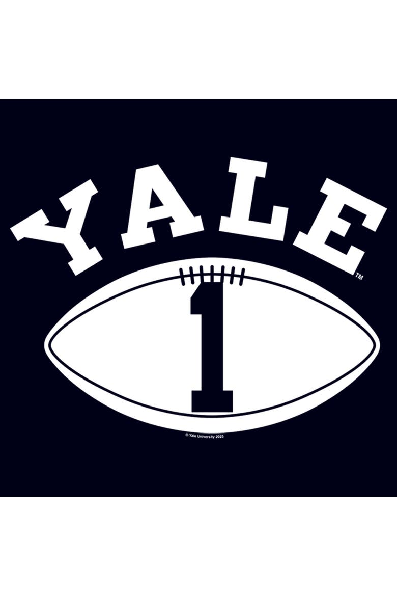 Women's Yale University Football Number One  Graphic T-Shirt, Alternate, color, Navy Blue