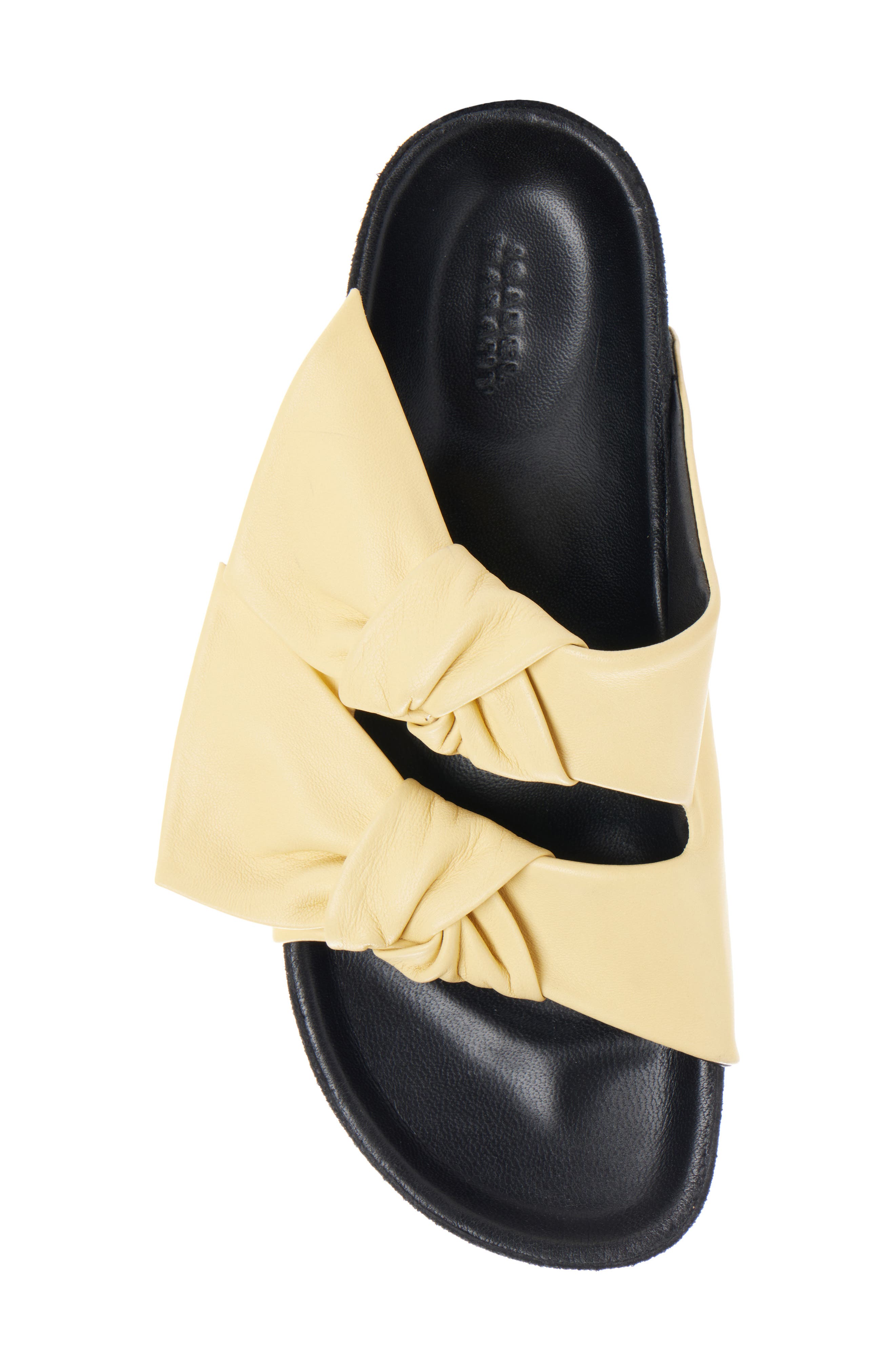 Isabel Marant Lennyo Footbed Slide Sandal, Alternate, color, Butter