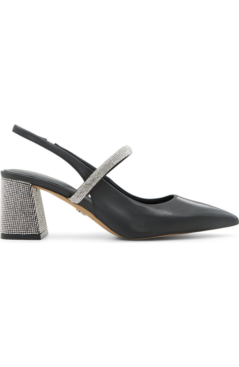 ALDO Kaiaria Slingback Pointed Toe Pump, Alternate, color, Black