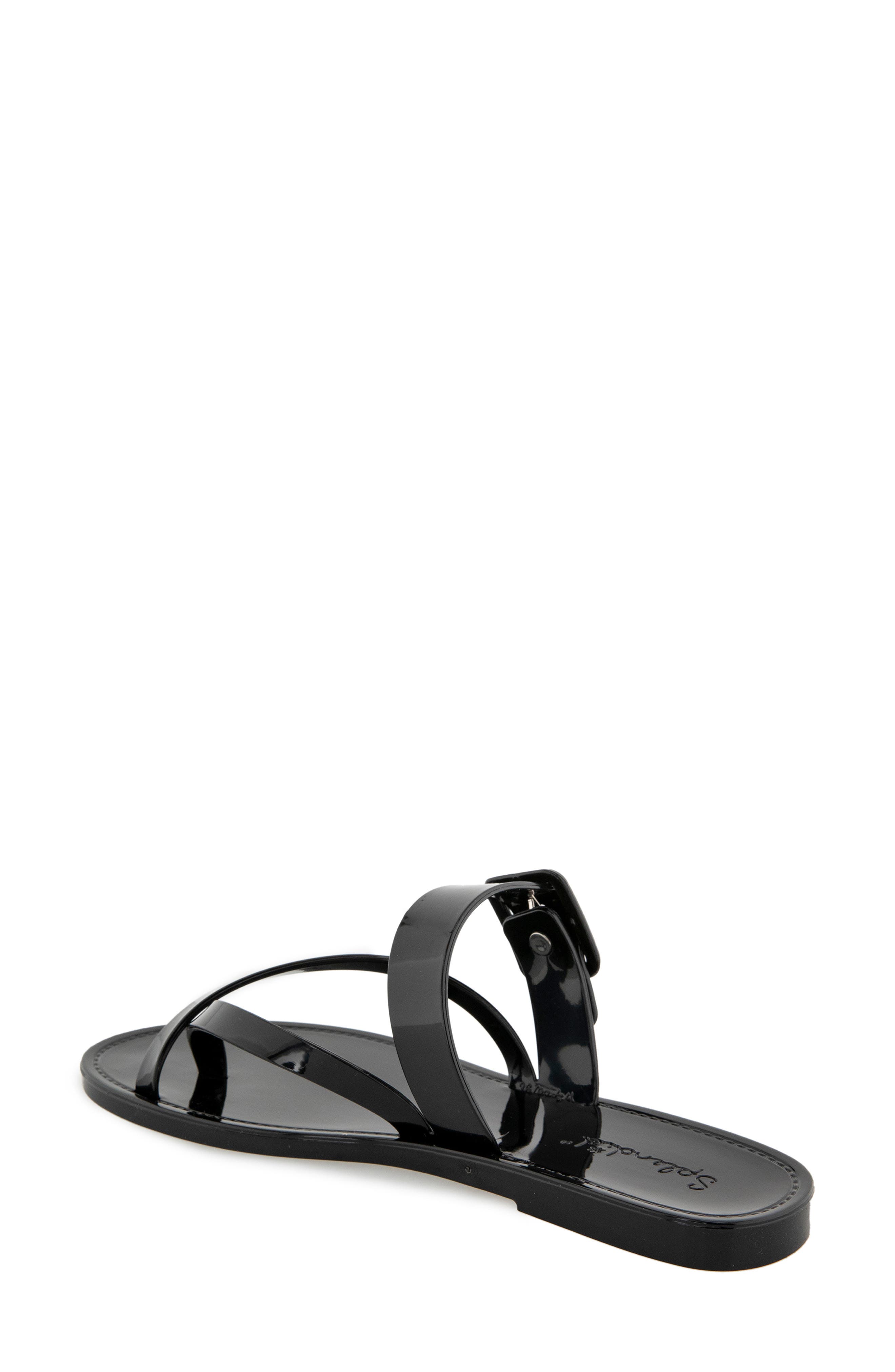 Splendid Susana Jelly Sandal, Alternate, color, Black Solid