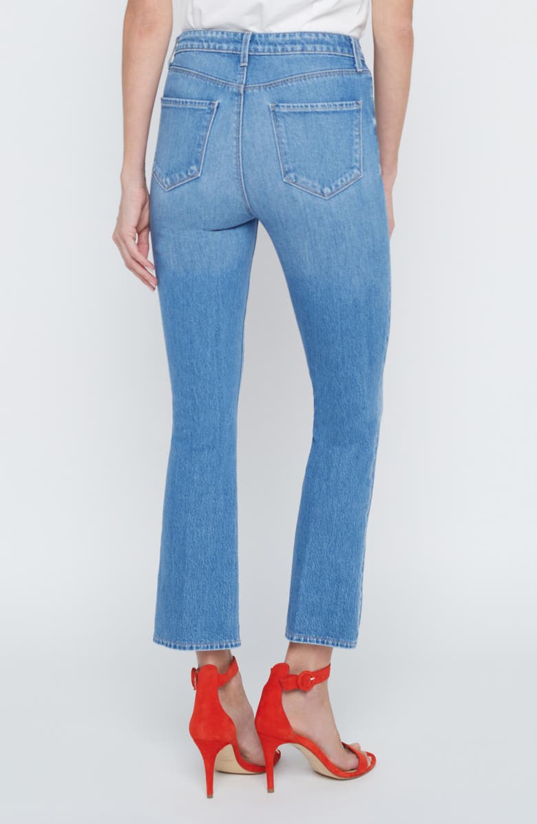 L'AGENCE Mira Crop Micro Bootcut Jeans, Alternate, color, Seneca