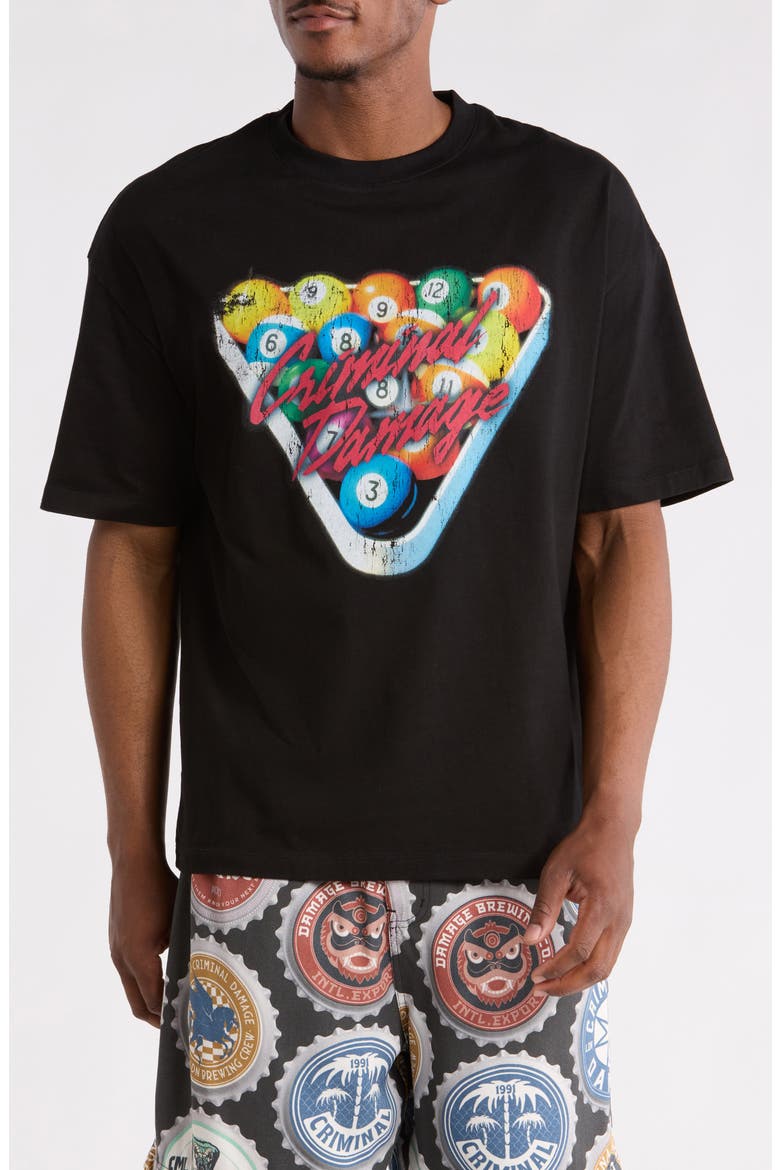 Pool Club T-Shirt, Main, color, WASHED GREY
