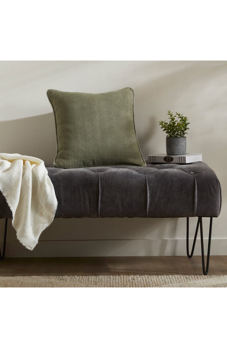 Renwil Provence Indoor Accent Pillow, Alternate, color, Dark Green