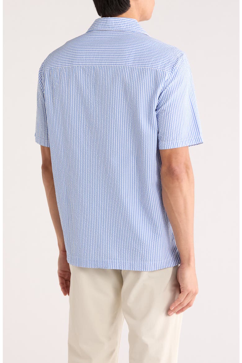 Ellyson Short Sleeve Seersucker Shirt, Alternate, color, LIGHT BLUE/ PASTEL