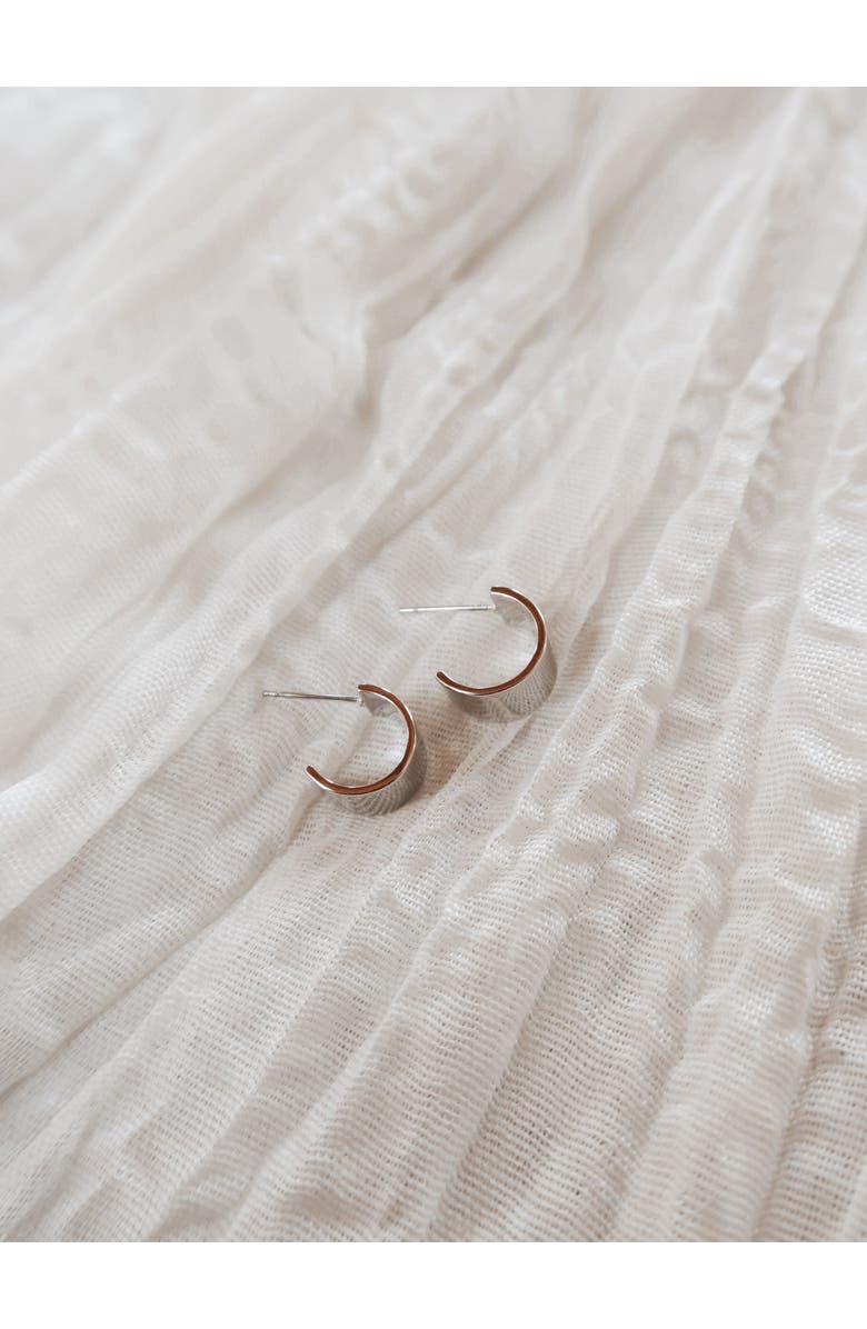 Untamed Petals Alyssa Huggies, Alternate, color, Silver