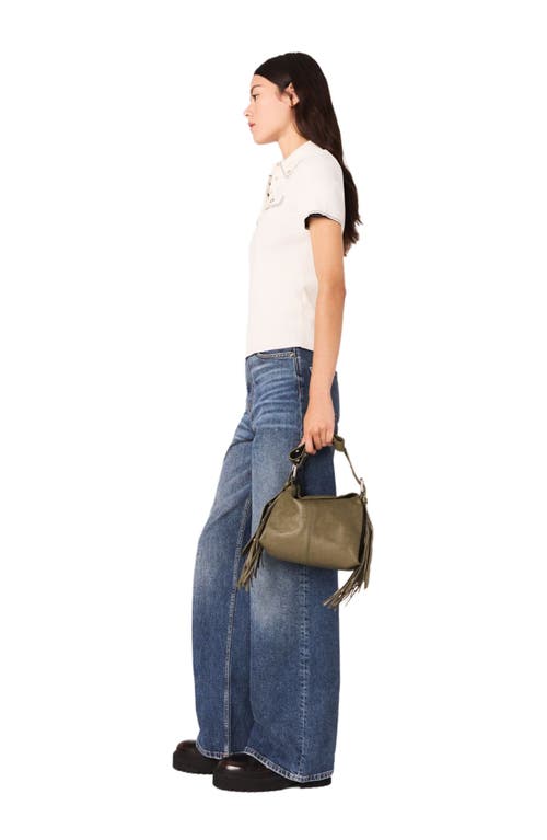 Maje Short-sleeve Polo Shirt In Neutral