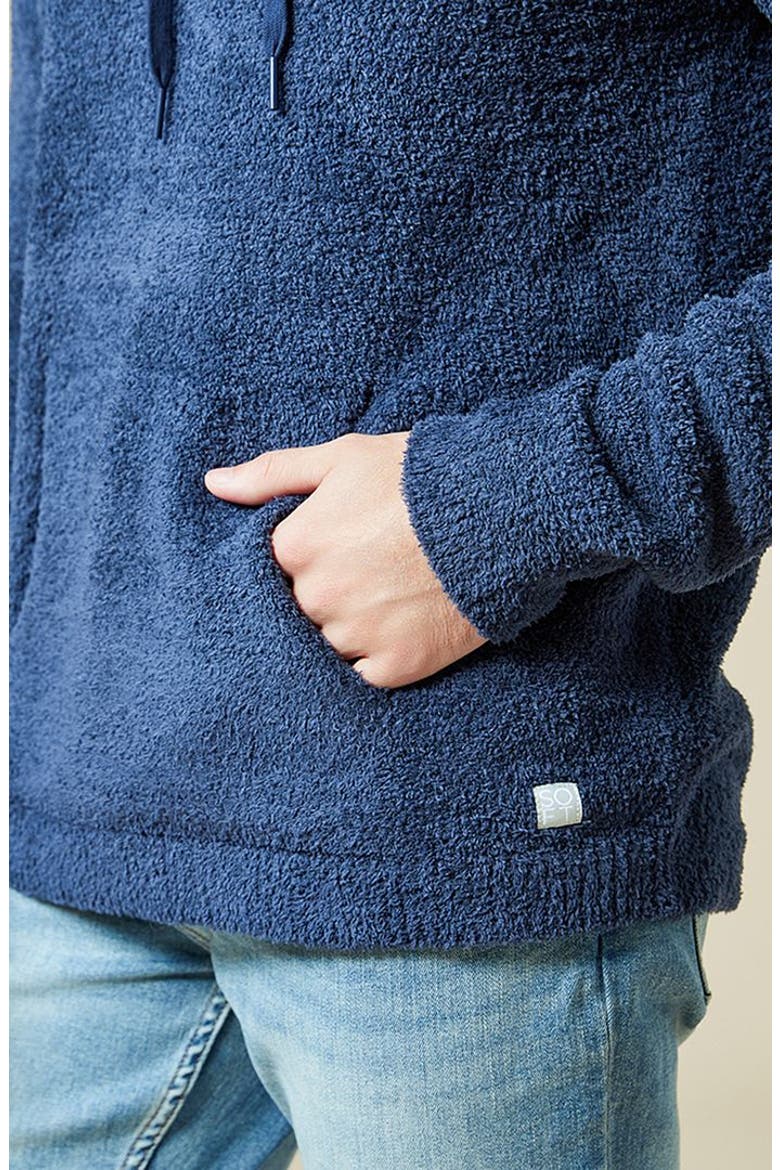 Ultra-Soft Men's Marshmallow Hooded Sweatshirt, Alternate, color, Midnight