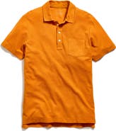 Billy Reid Pensacola Pima Cotton Piqué Pocket Polo