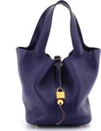 Pre-Owned Hermes Picotin Lock Bag Clemence MM