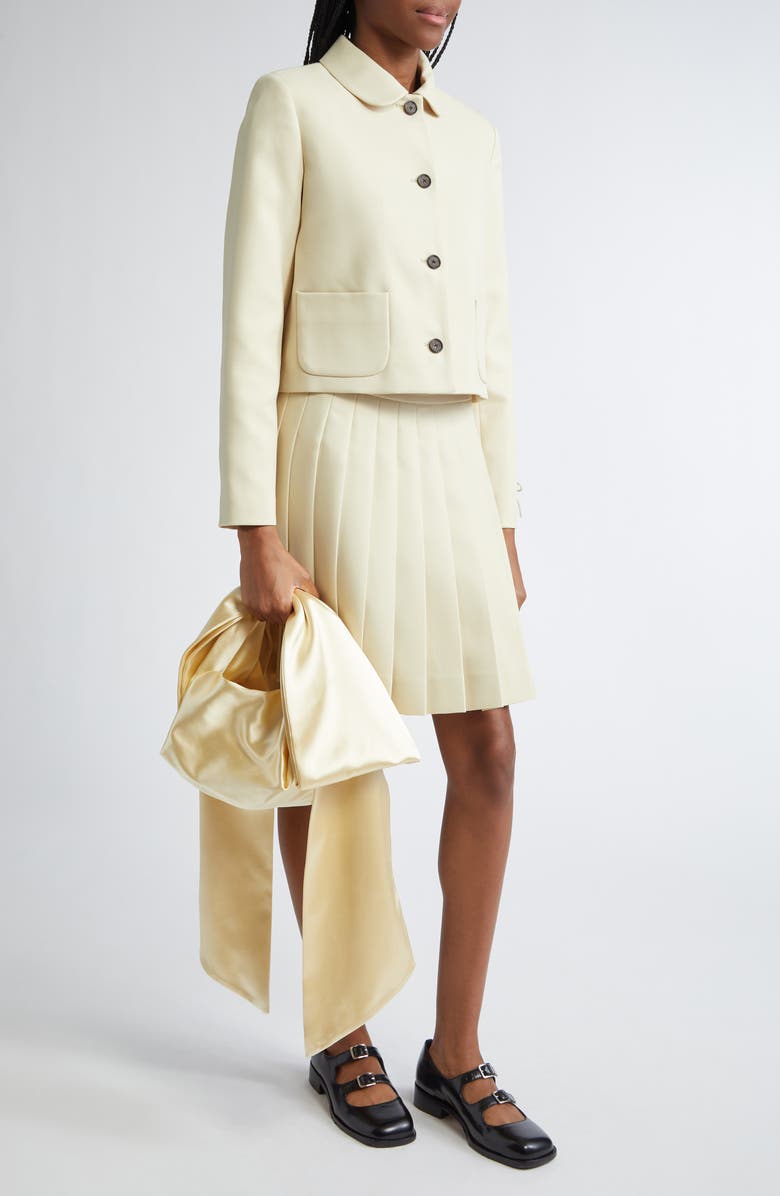 Sandy Liang Lilo Pleated A-Line Skirt, Alternate, color, 