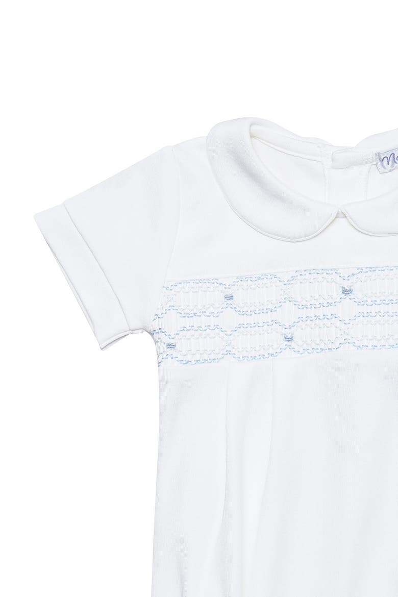Signature Smocked Boys Bubble - Baby, Alternate, color, Blue