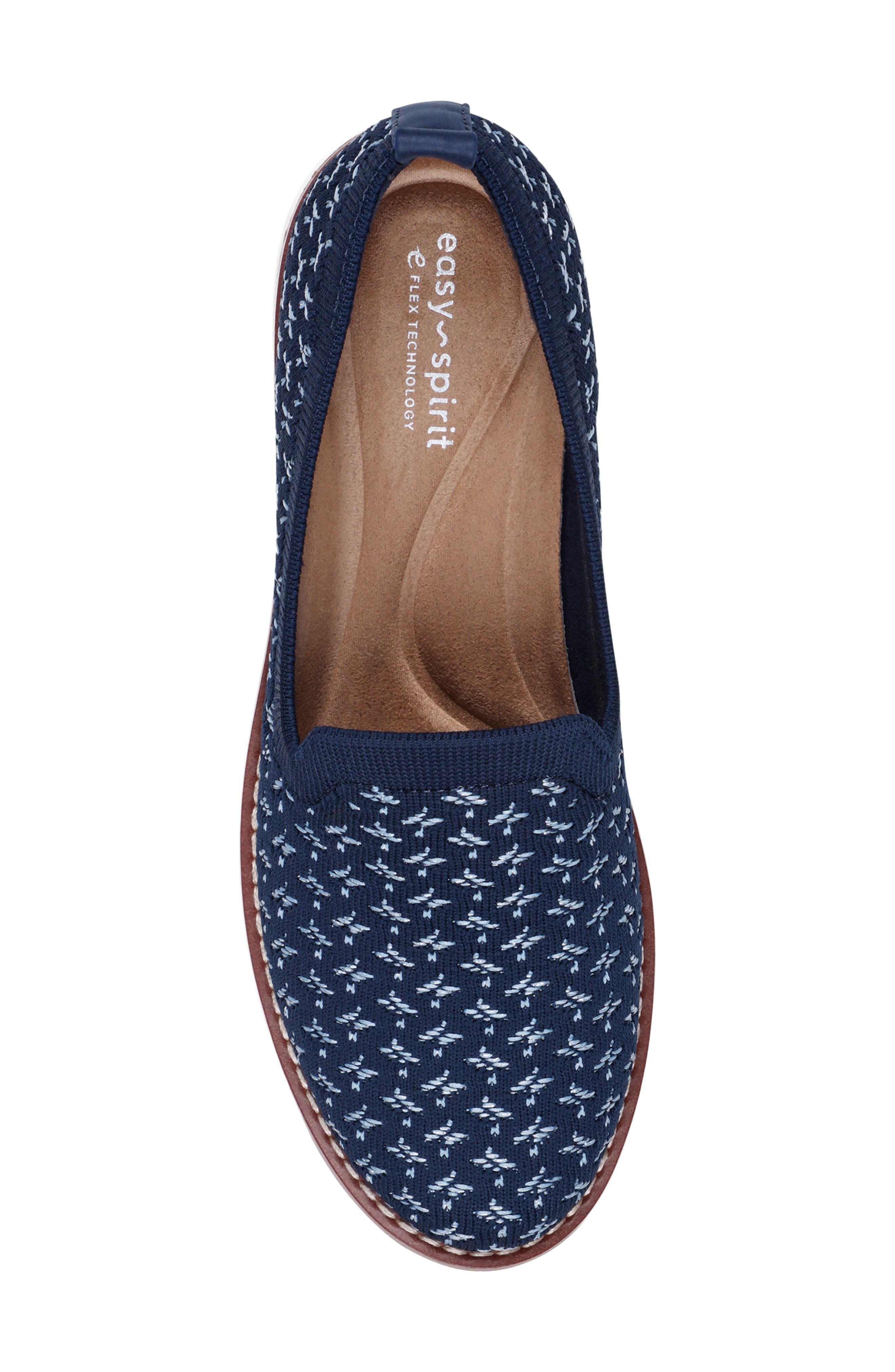 Easy Spirit Valina Knit Slip-On Shoe, Alternate, color, Dark Blue