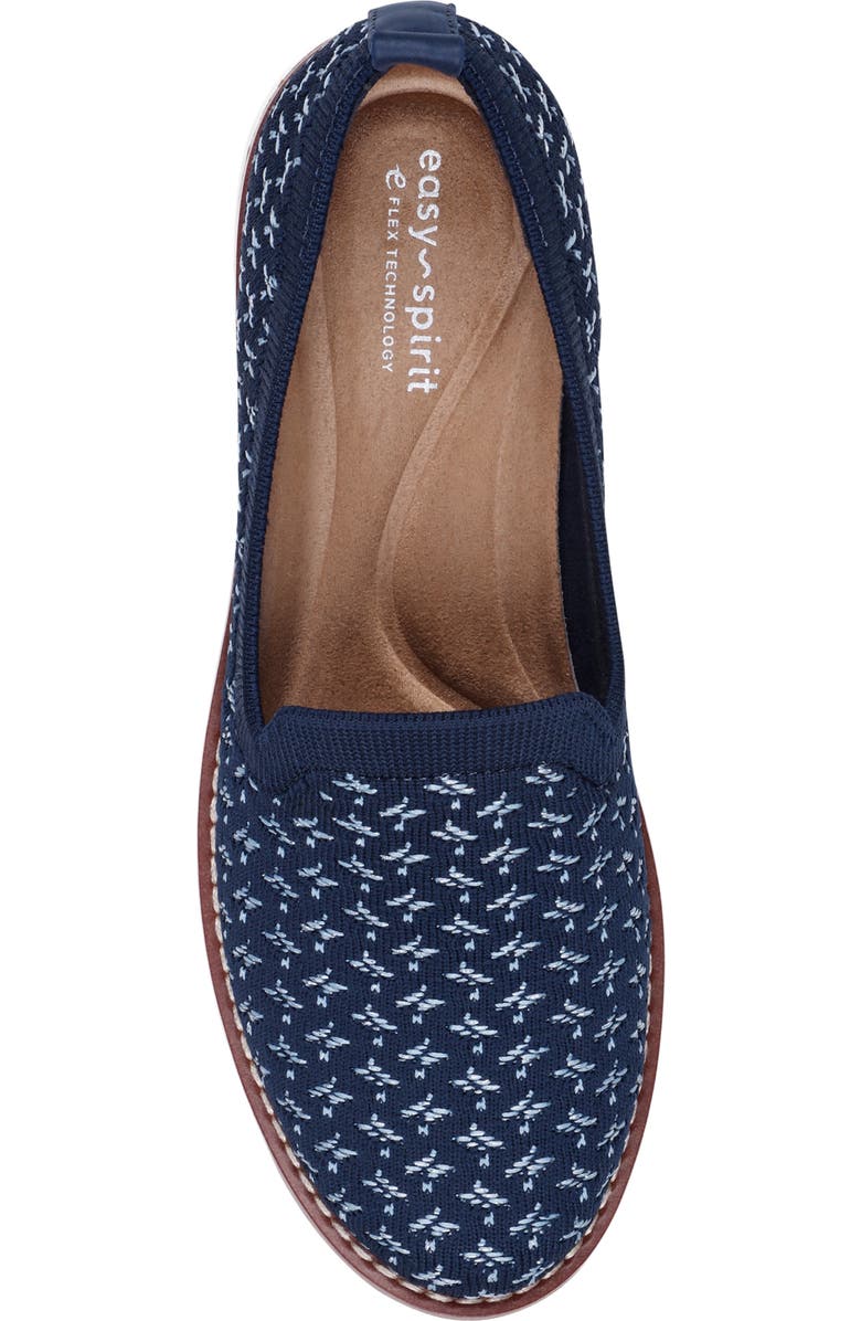 Easy Spirit Valina Knit Slip-On Shoe, Alternate, color, Dark Blue