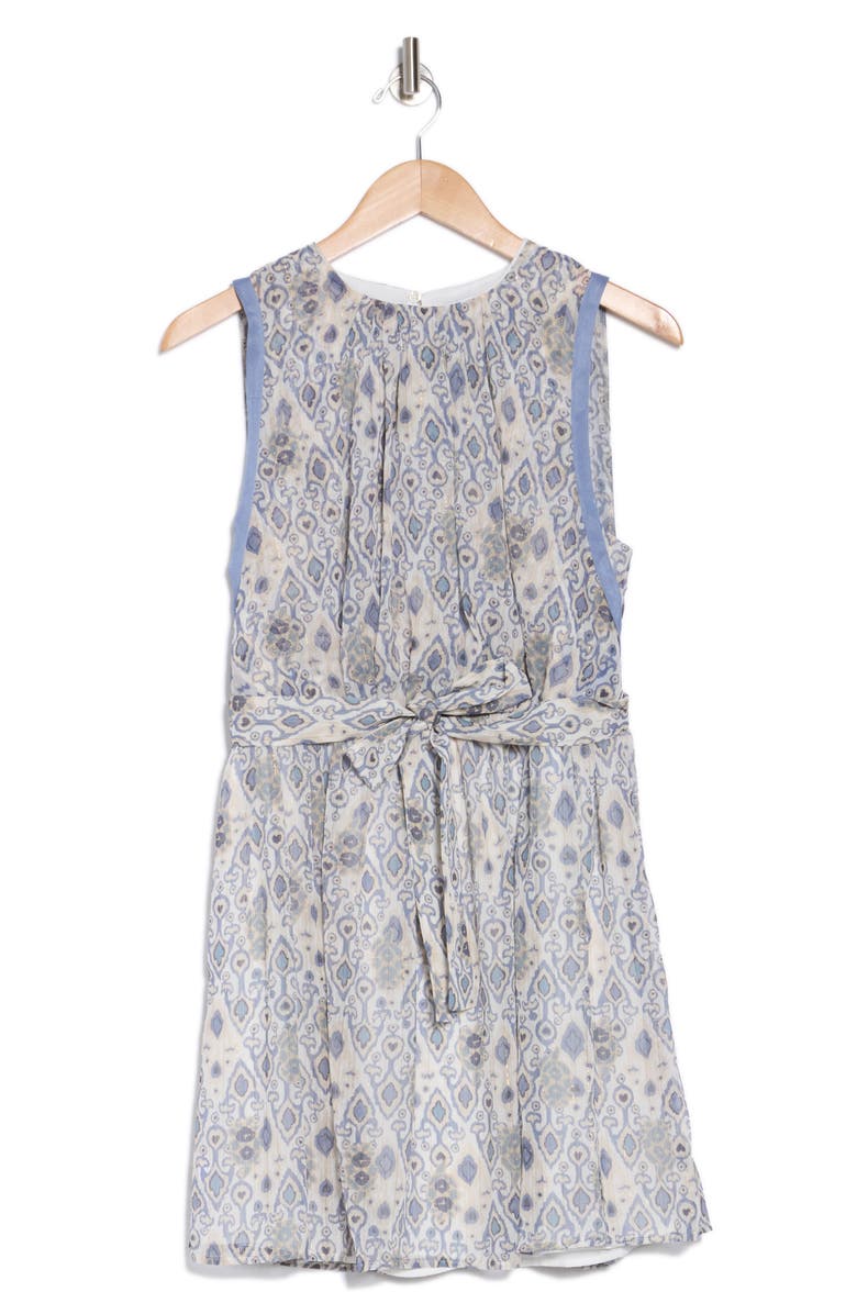 Reiss Pleated Tie Waist Dress, Alternate, color,